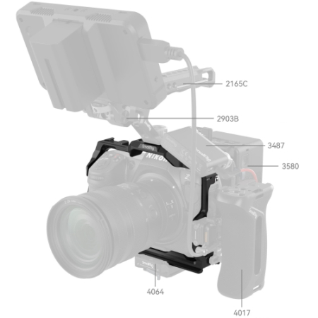 SmallRig 3940B - klatka do Nikon Z8 (Arca-Swiss, NATO) - przykład użycia